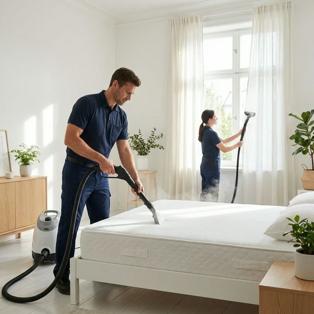 Yatak yıkama baza yıkama İzmir perde yıkama hizmeti Kemalpaşa